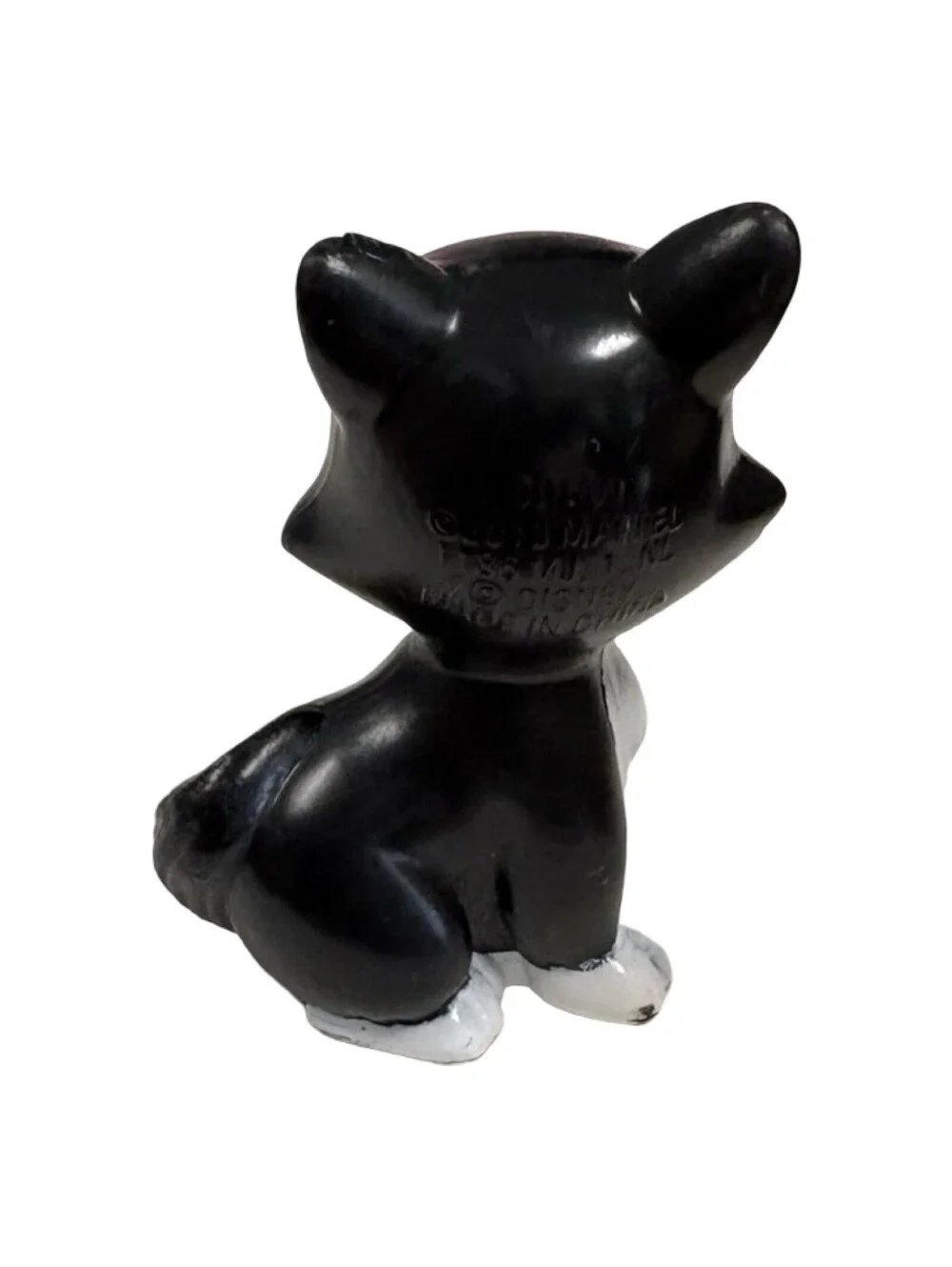 Disney Cat Pinocchio Figaro Figurine Cake Topper Black and White Collectable Toy